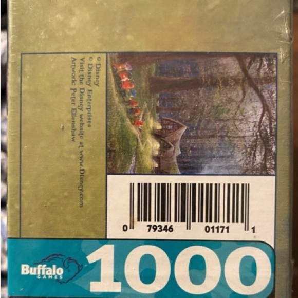 NEW Disney Fine Arts 1000 Pieces Puzzle Off To Home We Go Peter Ellenshaw - Picture 3 of 3